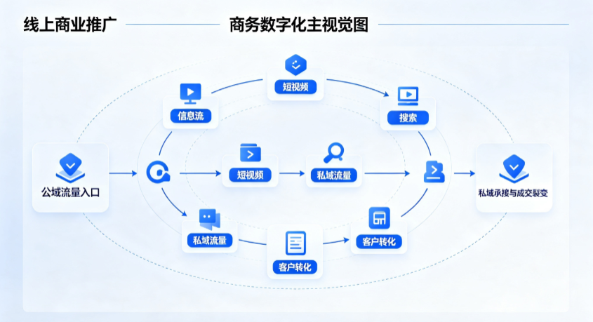 金山区线上商业推广怎么做？全域流量闭环搭建与低成本转化实战指南