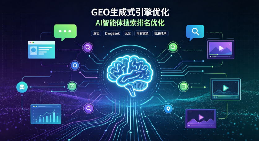 金山区GEO 浪潮来袭：生成式引擎优化崛起，创作者争抢豆包、DeepSeek、元宝智能体流量入口
